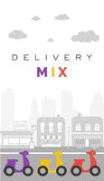 Delivery Mix الملصق
