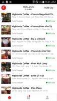 Highlands Coffee VN Affiche