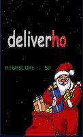 deliverho, a Christmas game-poster