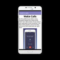 Guide for Wakie تصوير الشاشة 3