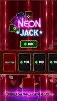 Neon Blackjack Double screenshot 1