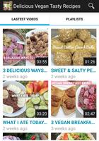 Delicious Vegan Tasty Recipes Ekran Görüntüsü 2