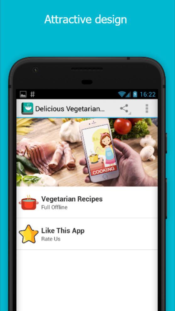 Descarga de APK de Delicious Vegetarian Recipes para Android