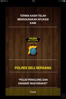 POLRES DELI SERDANG poster