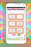 Happy Birthday Coloring Book 스크린샷 1