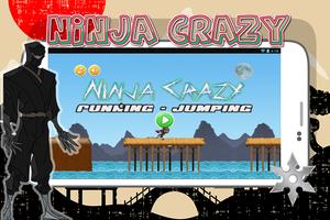 Ninja Crazy Runing Jump Affiche