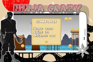 Ninja Crazy Runing Jump capture d'écran 2