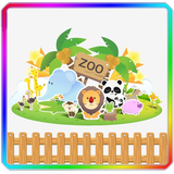 Icona Zoo Animals Coloring Book