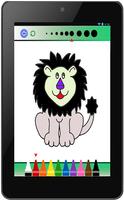 Zoo Animals Coloring Book syot layar 3