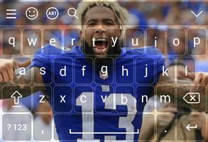 برنامه‌نما Odell Beckham jr keyboard New 4K wallpaper عکس از صفحه