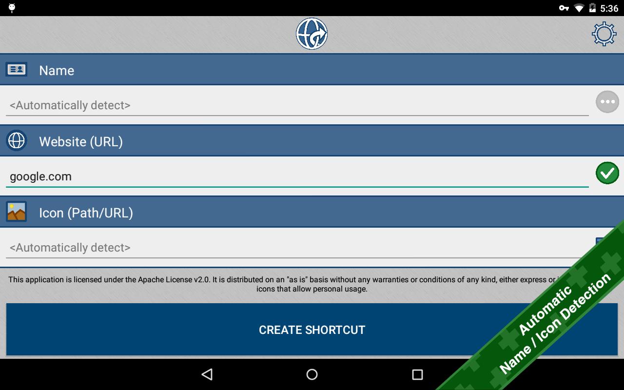 Website Shortcut for Android - APK Download