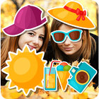 Snap Summer Photo Stickers ♥-icoon