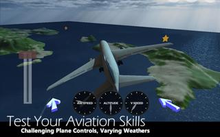 Airplane Flight Simulator 3D capture d'écran 3