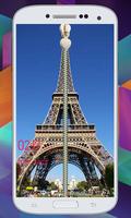 Paris Zipper  Lock Screen 스크린샷 3