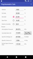 برنامه‌نما Psychrometric Calc عکس از صفحه