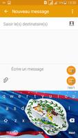 Keyboard Belize flag Theme & Emoji capture d'écran 1