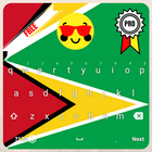 Guyana Keyboard Theme & Emoji icône
