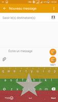 Keyboard Myanmar flag Theme & Emoji capture d'écran 1