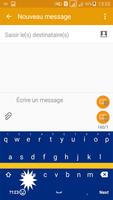 Keyboard Nauru flag Theme & Emoji syot layar 1