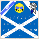 Keyboard Scotland flag Theme & Emoji APK