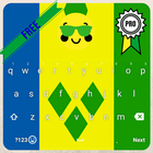 Keyboard Saint Vincent & GR flag Theme & Emoji icône