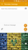 Keyboard Saint Vincent & GR flag Theme & Emoji Affiche
