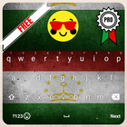 Keyboard Tajikistan flag Theme & Emoji icône