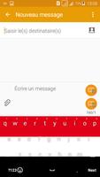 Keyboard Yemen flag Theme & Emoji 스크린샷 1