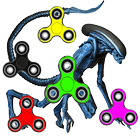 Fidget Spinner Alien-icoon