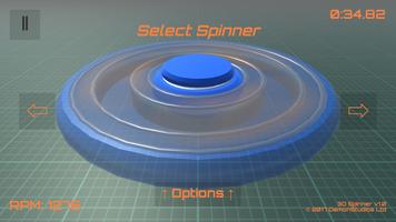 3D Spinner الملصق