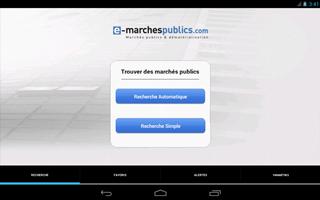 E-marchespublics.com screenshot 1