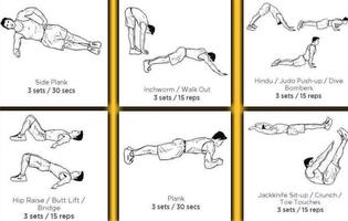 Six Pack ABS Exercise Workout VIDEO App imagem de tela 2