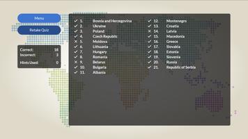 2 Schermata Quizzer8 - Countries of the World