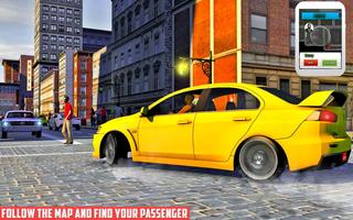 City Taxi Pick & Drop Simulation Game capture d'écran 3