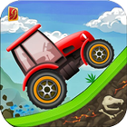 Mountain Climb Car Games: 2D Racing Drive icône