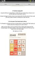 2048 Game Strategy Guide Affiche