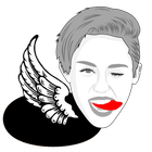 Flying Fluffy Miley Cyrus Bird icône