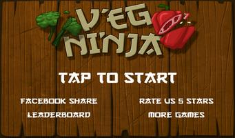 Veggie Ninja Slice! Affiche