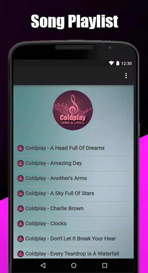 Coldplay Song & Lyrics (Mp3) APK for Android Download