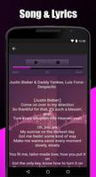 Justin Bieber Song & Lyrics (Mp3) تصوير الشاشة 3