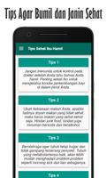 Tips Sehat Ibu Hamil تصوير الشاشة 2