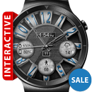 Brushed Steel HD Watch Face & Clock Widget APK