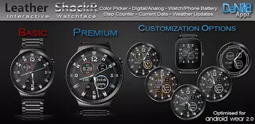 Leather ShockR HD Watch Face