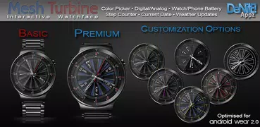 Mesh Turbine HD Watch Face & C