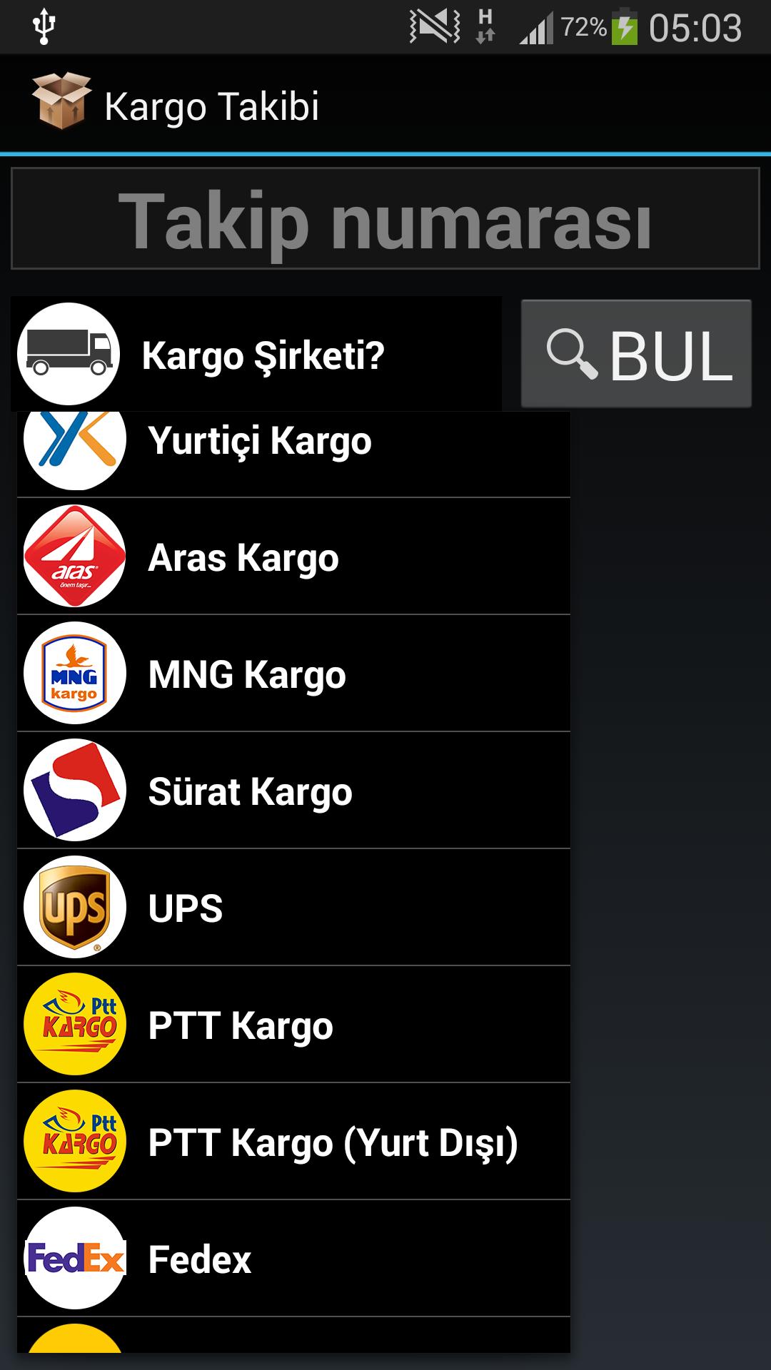 Kargo Takibi pour Android - Téléchargez l'APK