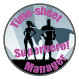 Superhero! Time-sheet Manager icône