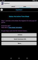 Superhero! Time-sheet Manager الملصق