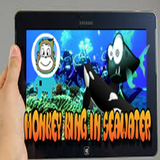Monkey King in seawater icône