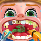 Crazy Dentist Clinic Für Kinder Zeichen