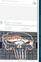 Denver Broncos Keyboard Theme capture d'écran 2